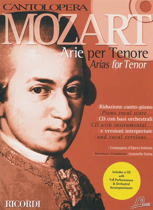 Cantolopera - Mozart Arias For Tenor - pro zpěv a klavír